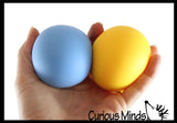 Set of 4 Boxed Stress Balls - Color Changing, Glow in the Dark, Striped, Rainbow -  Soft Shaving Cream Doh Filled Stretch Ball - Ultra Squishy and Moldable Relaxing Sensory Fidget Stress Toy