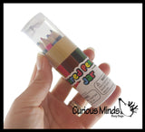 Mini Colored Pencil Jar with 12 Colored Pencils and a Built In Sharpener - Multiple Colors