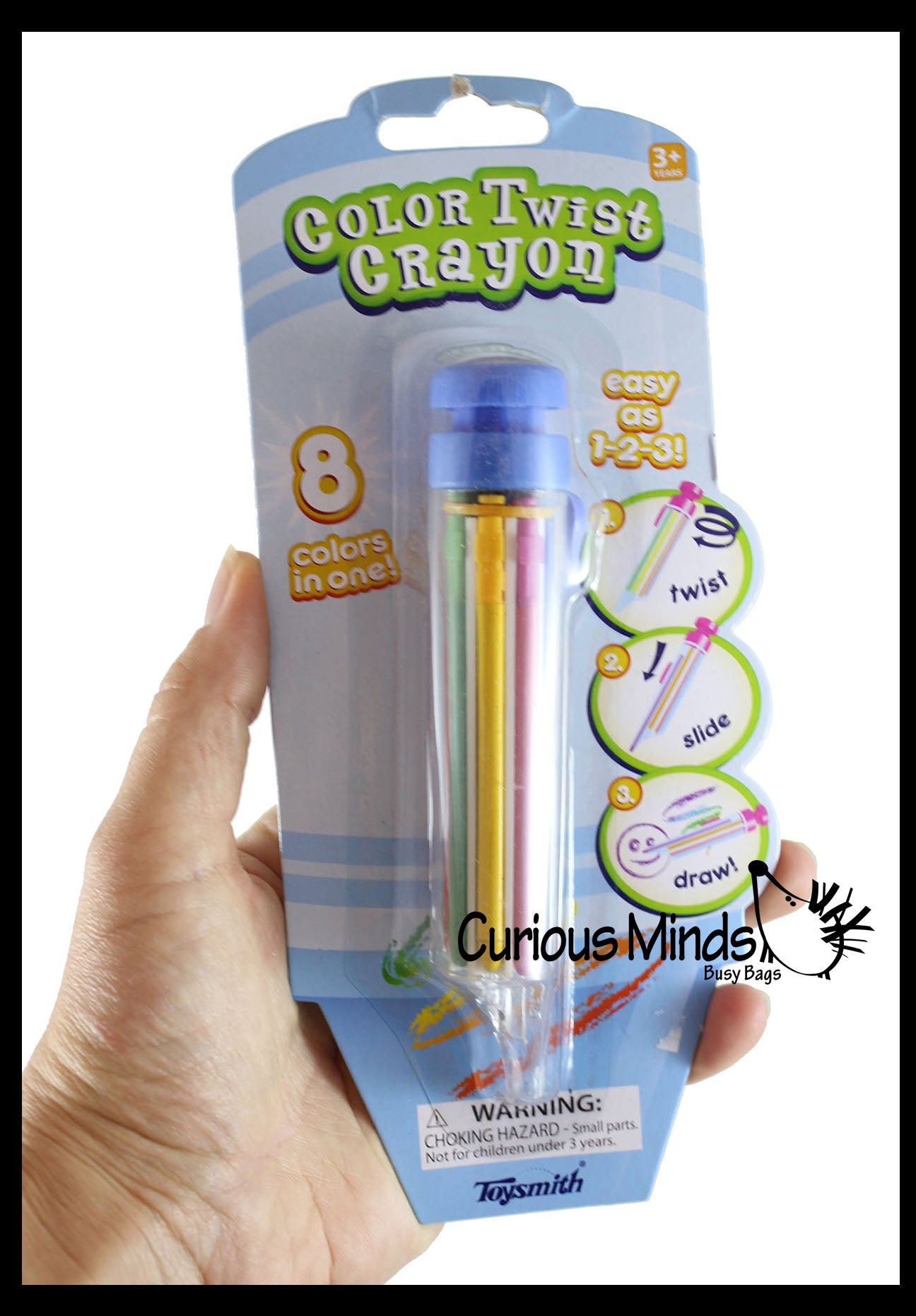LAST CHANCE - LIMITED STOCK - Color Twist - Multiple Tip Colored Pencil  - Shuttle Pen with 8 Different Colored  Options -  Fidget - Anxiety ADHD