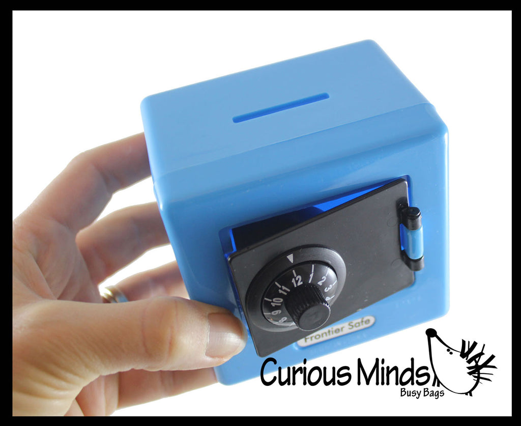 Small Combination Lock Safe Piggy Bank - Spare Change Holder Cute - Coin Bank