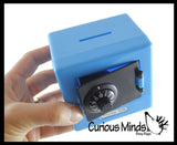 Small Combination Lock Safe Piggy Bank - Spare Change Holder Cute - Coin Bank