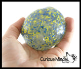 BULK - WHOLESALE -  SALE - Jumbo Confetti Bead Mold-able Stress Ball - Squishy Gooey Shape-able Squish Sensory Squeeze Balls