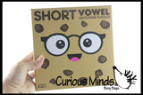 LAST CHANCE - LIMITED STOCK -  SALE  -Short Vowel Cookies and Milk Puzzle - Language Arts Teacher Supply