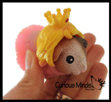 Cute Hamster Guiana Pig in Costume - Dog Crushed Bead Sand Filled - Gerbil Lover Sensory Fidget Toy Weighted - Removable Costume Doll