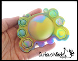 LAST CHANCE - LIMITED STOCK  - Crab Bubble Pop Flip Fidget Toy - Silicone Push Poke Bubble Wrap Fidget Toy - Press Bubbles to Pop the Bubbles Down Then Flip it Happy Sad - Bubble Popper Sensory Stress Toy