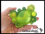 LAST CHANCE - LIMITED STOCK  - Crab Bubble Pop Flip Fidget Toy - Silicone Push Poke Bubble Wrap Fidget Toy - Press Bubbles to Pop the Bubbles Down Then Flip it Happy Sad - Bubble Popper Sensory Stress Toy