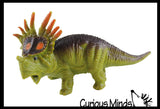 Stretchy and Crunchy Dinosaur Toy - Fidget - Stress - Fun - Squishy Toy - Bead Filled