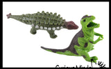 Stretchy and Crunchy Dinosaur Toy - Fidget - Stress - Fun - Squishy Toy - Bead Filled