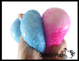 BULK - WHOLESALE -  SALE - 2.5" Textured Doh Filled Stress Ball - Glob Balls - Squishy Gooey Shape-able Squish Sensory Squeeze Balls