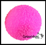 BULK - WHOLESALE -  SALE - 2.5" Textured Doh Filled Stress Ball - Glob Balls - Squishy Gooey Shape-able Squish Sensory Squeeze Balls