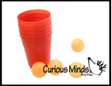 LAST CHANCE - LIMITED STOCK - CLEARANCE SALE - Fun Cups and Ball Game - Bounce Target Shooting Game
