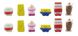 LAST CHANCE - LIMITED STOCK  - Cute Dairy Food Mini Toy Figurines Replicas - Math Counters, Sorting or Alphabet Objects, Playsets