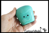 Cute Micro Dental Slow Rise Squishy Toys - Mini Teeth, Floss, Toothpaste, Toothbrushes - Memory Foam Party Favors, Prizes, Pediatric Dentist Orthodontist