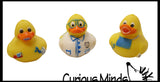LAST CHANCE - LIMITED STOCK -  SALE - Dentist Rubber Duckies - Dental Treasure Toys