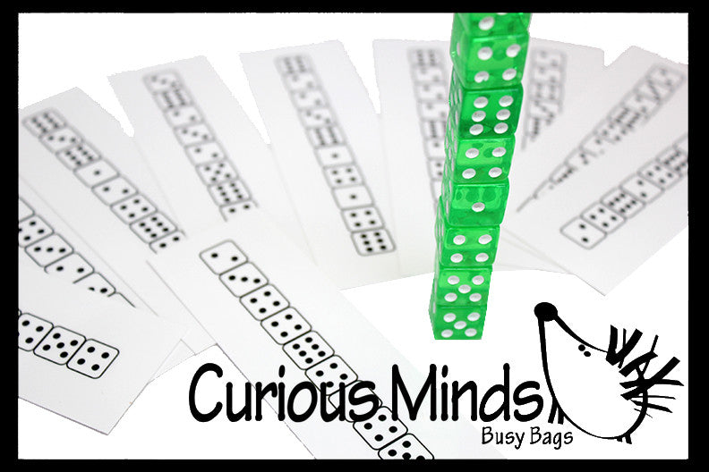 PDF DOWNLOAD - Dice Patterns - Number Learning Activity / Puzzle ...