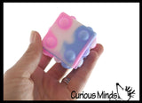 LAST CHANCE - LIMITED STOCK - Dice Cube Bubble Pop Ball -  Bubble Poppers on Ball Squeeze to Pop - Silicone Push Poke Bubble Wrap Fidget Toy - Press Bubbles to Pop - Bubble Popper Sensory Stress Toy