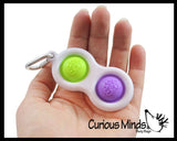 Mini Simple Dimpl Key Chain - Bubble Wrap Pop Fidget Toy