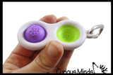 Mini Simple Dimpl Key Chain - Bubble Wrap Pop Fidget Toy