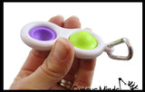Mini Simple Dimpl Key Chain - Bubble Wrap Pop Fidget Toy