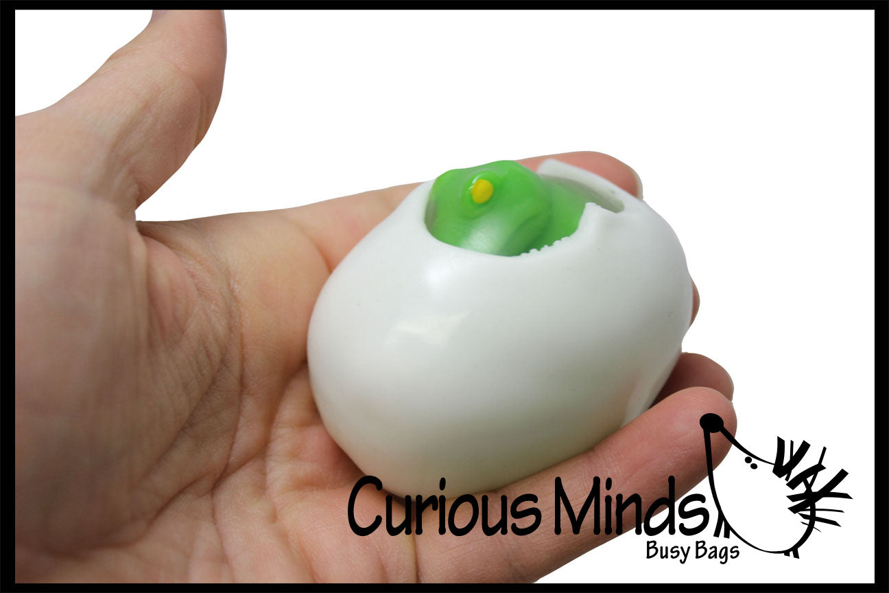 Hatching Dinosaur Egg Squeeze Stress Ball  -  Sensory, Stress, Fidget Toy