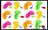 LAST CHANCE - LIMITED STOCK - Dinosaur Egg Party Favors - Surprise Egg with Mystery Dinosaur - Goody Bag - Birthday - Easter Egg Hunt