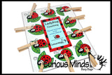 PDF FILE - YOU PRINT - Number Match Busy bag - Dinosaur or Ladybugs