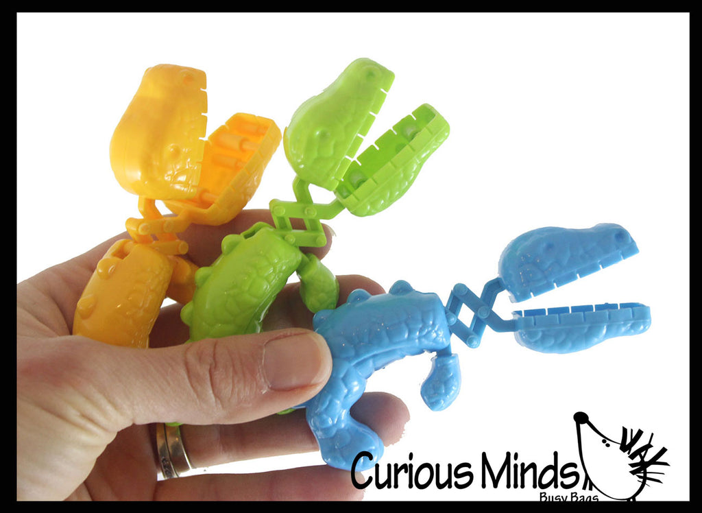 LAST CHANCE - LIMITED STOCK  - SALE - Dino Grabber Tong - Tweezer Claw - Dinosaur Chomp Puppet