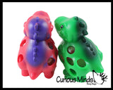 Soft Mesh Dinosaur with Water Beads Squeeze Stress Ball  -  Sensory, Stress, Fidget Toy