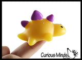 Dinosaur Mochi Squishy Animals - Kawaii -  Cute Individually Wrapped Dino Toys - Sensory, Stress, Fidget Party Favor Toy