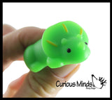 Dinosaur Mochi Squishy Animals - Kawaii -  Cute Individually Wrapped Dino Toys - Sensory, Stress, Fidget Party Favor Toy