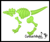 Dinosaur Bones Sand Mold Beach Set - Sand Castle Set with Dino Fossil Skeletons - Make 3 Styles