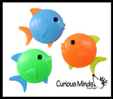 LAST CHANCE - LIMITED STOCK - Fish Pool Dive Toys - Pool, Beach and Bath Toy Dives - Slow Sinking - Bubbles