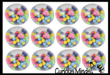 Set of 3 Different Sized Molecule DNA Balls - All 3 Sizes -  Molecule DNA Ball - Squishy Fidget Ball - Unique Fun Stress Ball Filled with Squishy Balls