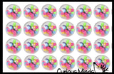 Set of 3 Different Sized Molecule DNA Balls - All 3 Sizes -  Molecule DNA Ball - Squishy Fidget Ball - Unique Fun Stress Ball Filled with Squishy Balls