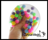 Molecule DNA Ball - Squishy Fidget Ball - Unique Fun Stress Ball Filled with Squishy Balls