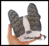 BULK - WHOLESALE -  SALE - Cute Dog Animal Theme Bubble Pop Game - Silicone Push Poke Bubble Wrap Fidget Toy - Press Bubbles to Pop the Bubbles Down - Bubble Popper Sensory Stress Toy Doggy Puppy Pooch Lab Chihuahua Terrier Pug