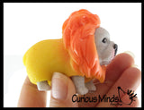 Cute Dog in Costume - Dog Crushed Bead Sand Filled - Doggy Lover Sensory Fidget Toy Weighted - Removable Costume Doll