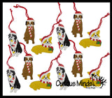 Cute Dog Christmas Ornaments for Tree -  Christmas Holiday Decorations