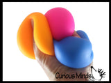 Super Soft Doh Filled Stretch Ball - Ultra Squishy and Moldable Relaxing Sensory Fidget Stress Toy