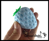 Super Soft Strawberry Doh Squeeze Balls - Doh - Ultra Squishy and Moldable Dough Relaxing Sensory Fidget Stress Toy