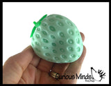 Super Soft Strawberry Doh Squeeze Balls - Doh - Ultra Squishy and Moldable Dough Relaxing Sensory Fidget Stress Toy