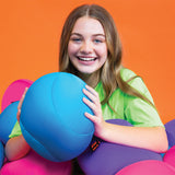 NeeDoh Dohzee Soft Plush Micro Bead Filled Stretch Ball Pillow - Ultra Squishy and Moldable Relaxing Sensory Fidget Stress Toy