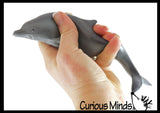 Dolphin Stretchy and Squeezy Toy - Crunchy Bead Filled - Fidget Stress Ball