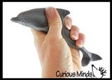 Dolphin Stretchy and Squeezy Toy - Crunchy Bead Filled - Fidget Stress Ball