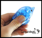 Dolphin Family - Set of 3 Water Bead Filled Squeeze Stress Ball  -  Sensory, Stress, Fidget Toy