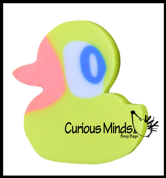 Duck Mini Erasers Novelty and Functional Adorable Eraser Novelty Tre Curious Minds Busy Bags