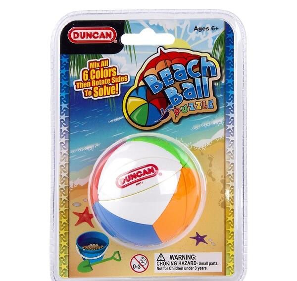 Duncan Puzzle Ball - Beach Ball Puzzle Multi-Colored Puzzle Speed Cube Games - Problem-Solving Brain Teaser Logic Toys - Travel Toy Fidget