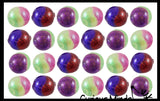Dual Glitter Swirling Stress Ball -  Sensory, Stress, Fidget Toy Calm - 2 Colors, Squishy Fun
