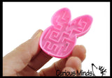Easter Pill Maze Toys - Bunny and Egg Shaped - Easter Themed Small Toys - Easter Egg Filler Set - Small Toy Prize Assortment Egg Hunt