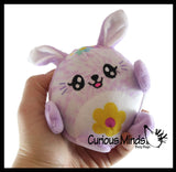 Easter Themed Reversible Plush - Inside Out - 2 in 1 Stuffed Toy - Switches to 2 Different Things